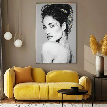 Quadro Stampa su Tela Fluire di Colori - CupidoDesign