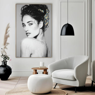 Quadro Stampa su Tela Fluire di Colori - CupidoDesign