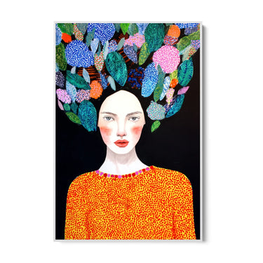 Quadro Stampa su Tela Flusso in Fiore - CupidoDesign