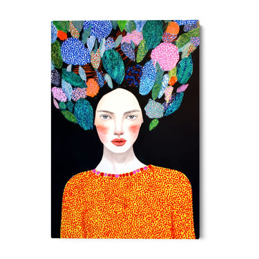 Quadro Stampa su Tela Flusso in Fiore - CupidoDesign