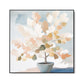 Quadro Stampa su Tela Foglie Beige - CupidoDesign