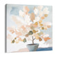 Quadro Stampa su Tela Foglie Beige - CupidoDesign