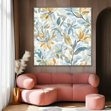 Quadro Stampa su Tela Foglie Colorate - CupidoDesign