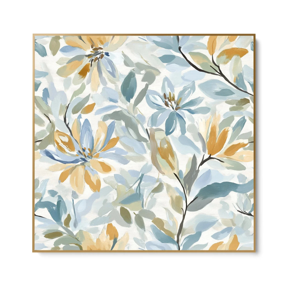 Quadro Stampa su Tela Foglie Colorate - CupidoDesign
