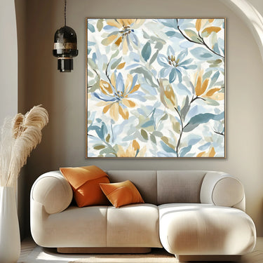 Quadro Stampa su Tela Foglie Colorate - CupidoDesign