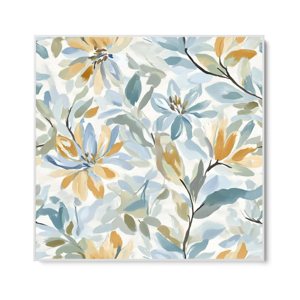 Quadro Stampa su Tela Foglie Colorate - CupidoDesign