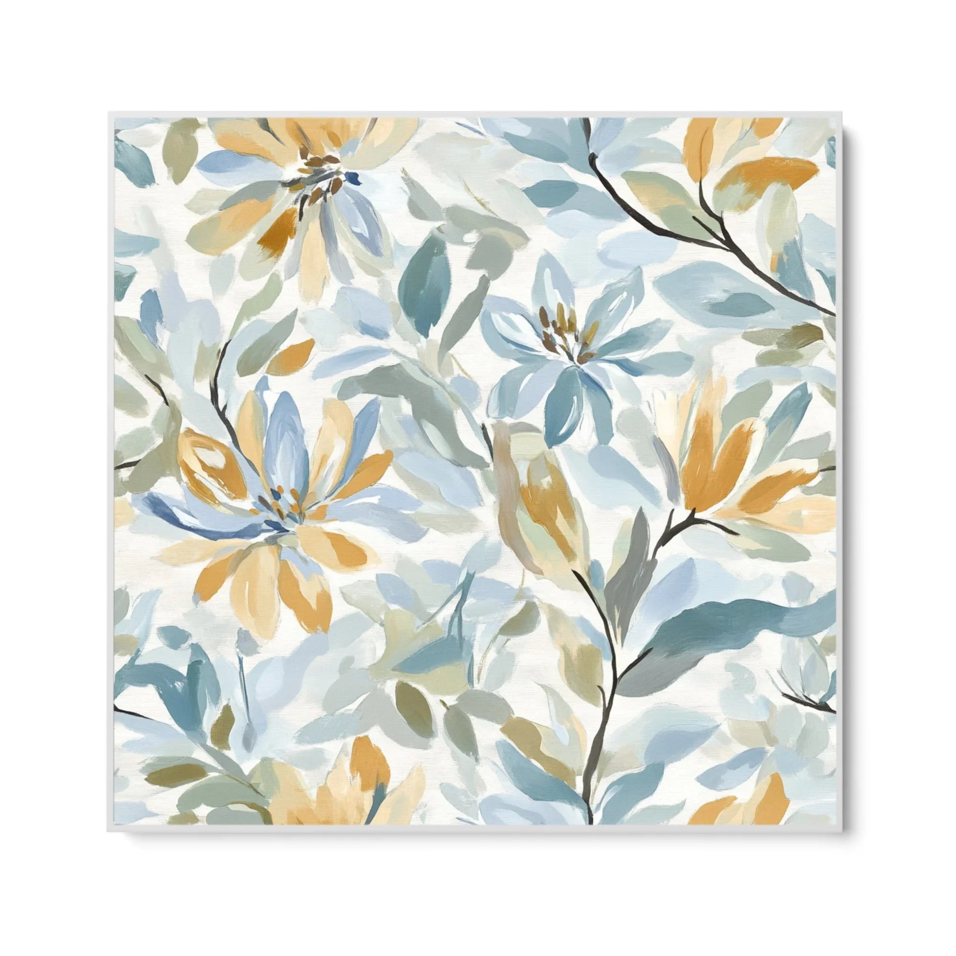 Quadro Stampa su Tela Foglie Colorate - CupidoDesign