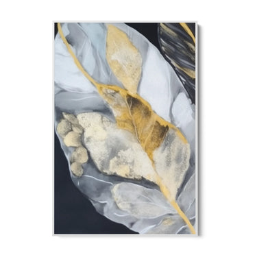 Quadro Stampa su Tela Foglie Luminose - CupidoDesign