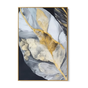 Quadro Stampa su Tela Foglie Luminose - CupidoDesign