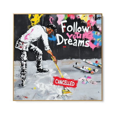 Quadro Stampa su Tela Follow your dreams - CupidoDesign