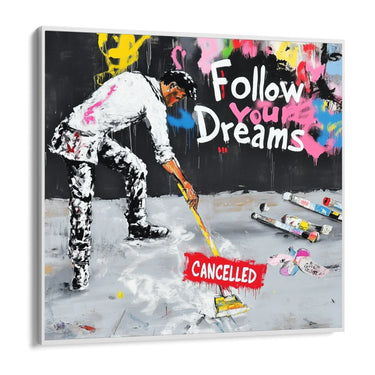 Quadro Stampa su Tela Follow your dreams - CupidoDesign