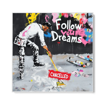 Quadro Stampa su Tela Follow your dreams - CupidoDesign