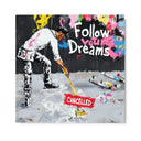 Quadro Stampa su Tela Follow your dreams - CupidoDesign