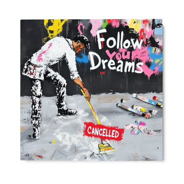 Quadro Stampa su Tela Follow your dreams - CupidoDesign