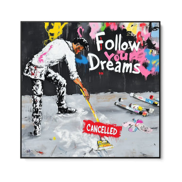 Quadro Stampa su Tela Follow your dreams - CupidoDesign