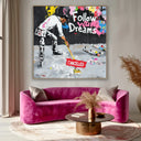 Quadro Stampa su Tela Follow your dreams - CupidoDesign