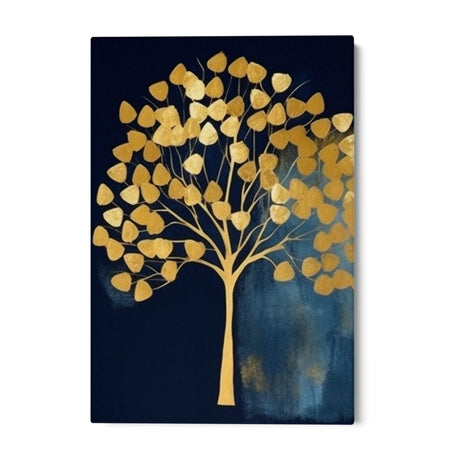 Quadro Stampa su Tela Foresta d'Oro - CupidoDesign