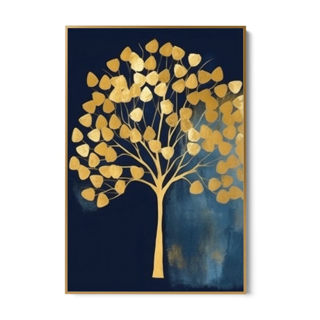 Quadro Stampa su Tela Foresta d'Oro - CupidoDesign