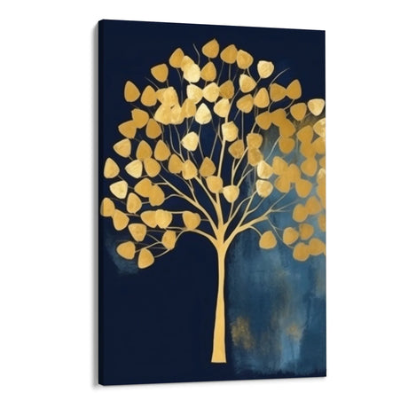 Quadro Stampa su Tela Foresta d'Oro - CupidoDesign