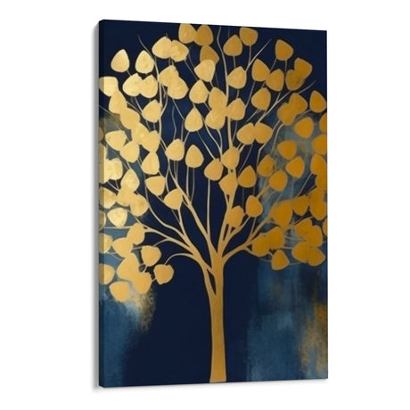 Quadro Stampa su Tela Foresta d'Oro - CupidoDesign