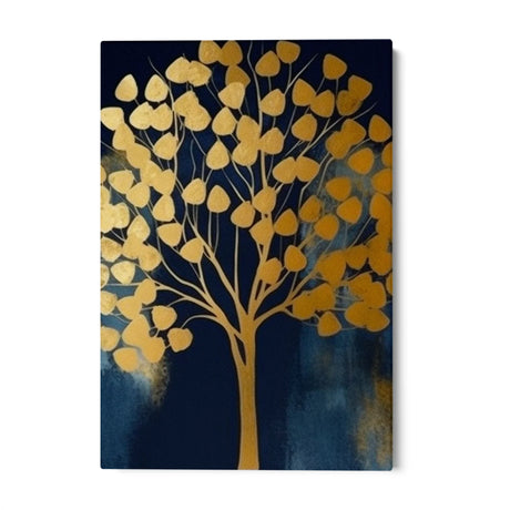 Quadro Stampa su Tela Foresta d'Oro - CupidoDesign