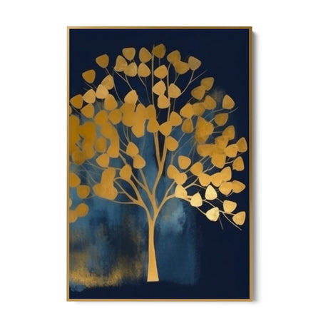 Quadro Stampa su Tela Foresta d'Oro - CupidoDesign