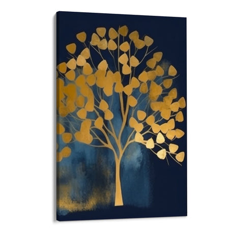 Quadro Stampa su Tela Foresta d'Oro - CupidoDesign