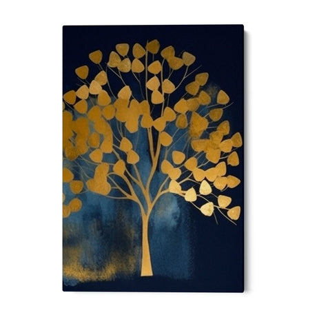 Quadro Stampa su Tela Foresta d'Oro - CupidoDesign