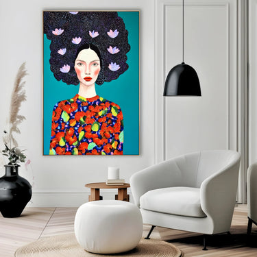Quadro Stampa su Tela Foresta di Pensieri - CupidoDesign