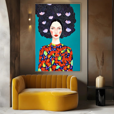 Quadro Stampa su Tela Foresta di Pensieri - CupidoDesign