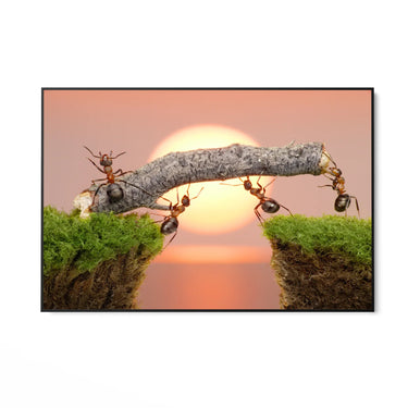 Quadro Stampa su Tela Forza Collettiva - CupidoDesign