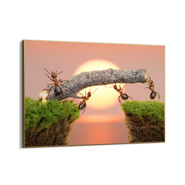 Quadro Stampa su Tela Forza Collettiva - CupidoDesign