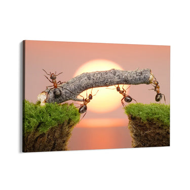 Quadro Stampa su Tela Forza Collettiva - CupidoDesign