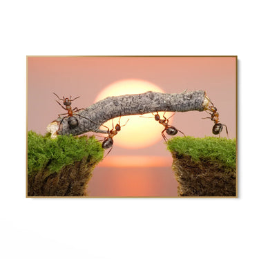Quadro Stampa su Tela Forza Collettiva - CupidoDesign
