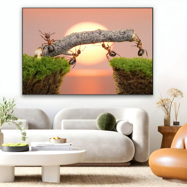 Quadro Stampa su Tela Forza Collettiva - CupidoDesign