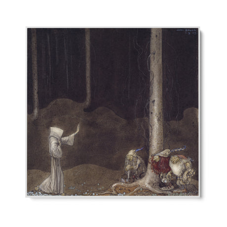 Quadro Stampa su Tela Fratello Martin e i tre troll, John Bauer - CupidoDesign