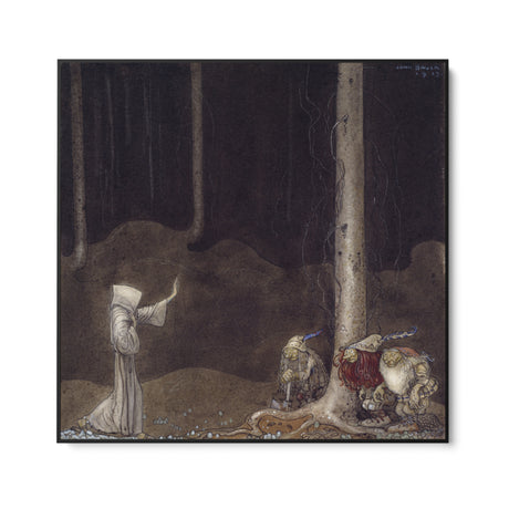 Quadro Stampa su Tela Fratello Martin e i tre troll, John Bauer - CupidoDesign