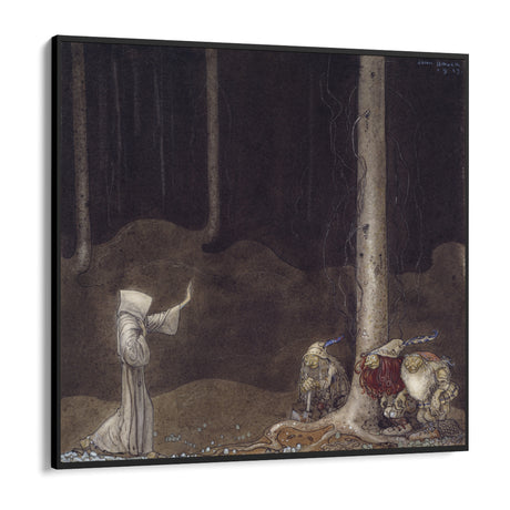 Quadro Stampa su Tela Fratello Martin e i tre troll, John Bauer - CupidoDesign