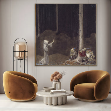 Quadro Stampa su Tela Fratello Martin e i tre troll, John Bauer - CupidoDesign