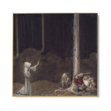 Quadro Stampa su Tela Fratello Martin e i tre troll, John Bauer - CupidoDesign