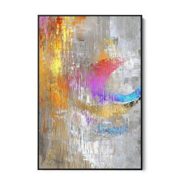 Quadro Stampa su Tela Frattura Dorata - CupidoDesign