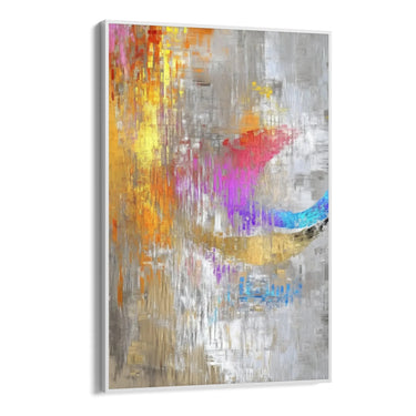 Quadro Stampa su Tela Frattura Dorata - CupidoDesign