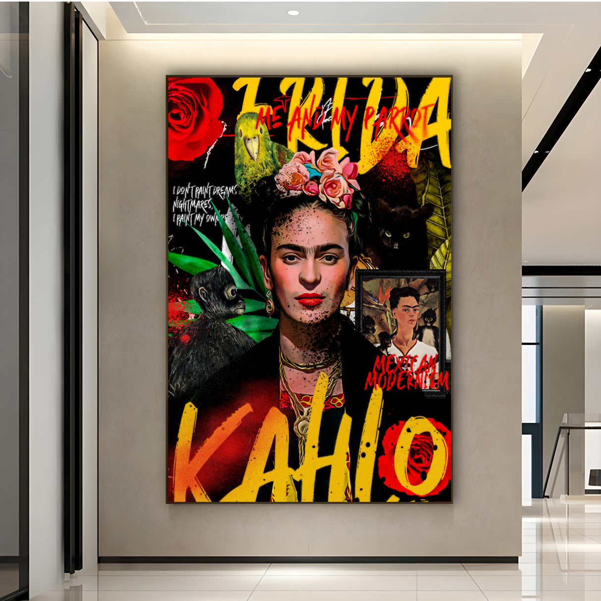 Frida Kahlo Graffiti kunst