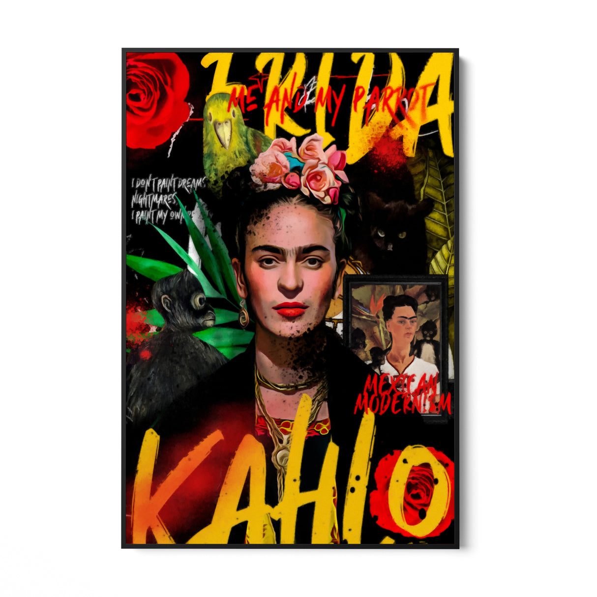 Frida Kahlo Graffiti kunst