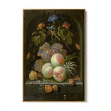 Quadro Stampa su Tela Frutta e Fiori, Abraham Mignon - CupidoDesign