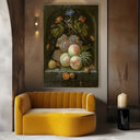Quadro Stampa su Tela Frutta e Fiori, Abraham Mignon - CupidoDesign