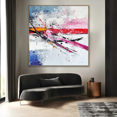 Quadro Stampa su Tela Fuga Rossa - CupidoDesign