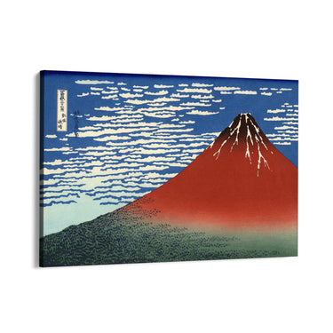 Quadro Stampa su Tela Fuji Rosso, Katsushika Hokusai - CupidoDesign