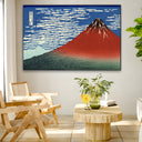 Quadro Stampa su Tela Fuji Rosso, Katsushika Hokusai - CupidoDesign