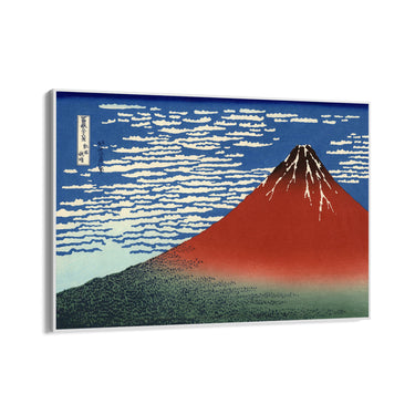 Quadro Stampa su Tela Fuji Rosso, Katsushika Hokusai - CupidoDesign